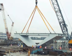 柔性吊裝帶吊裝景觀橋